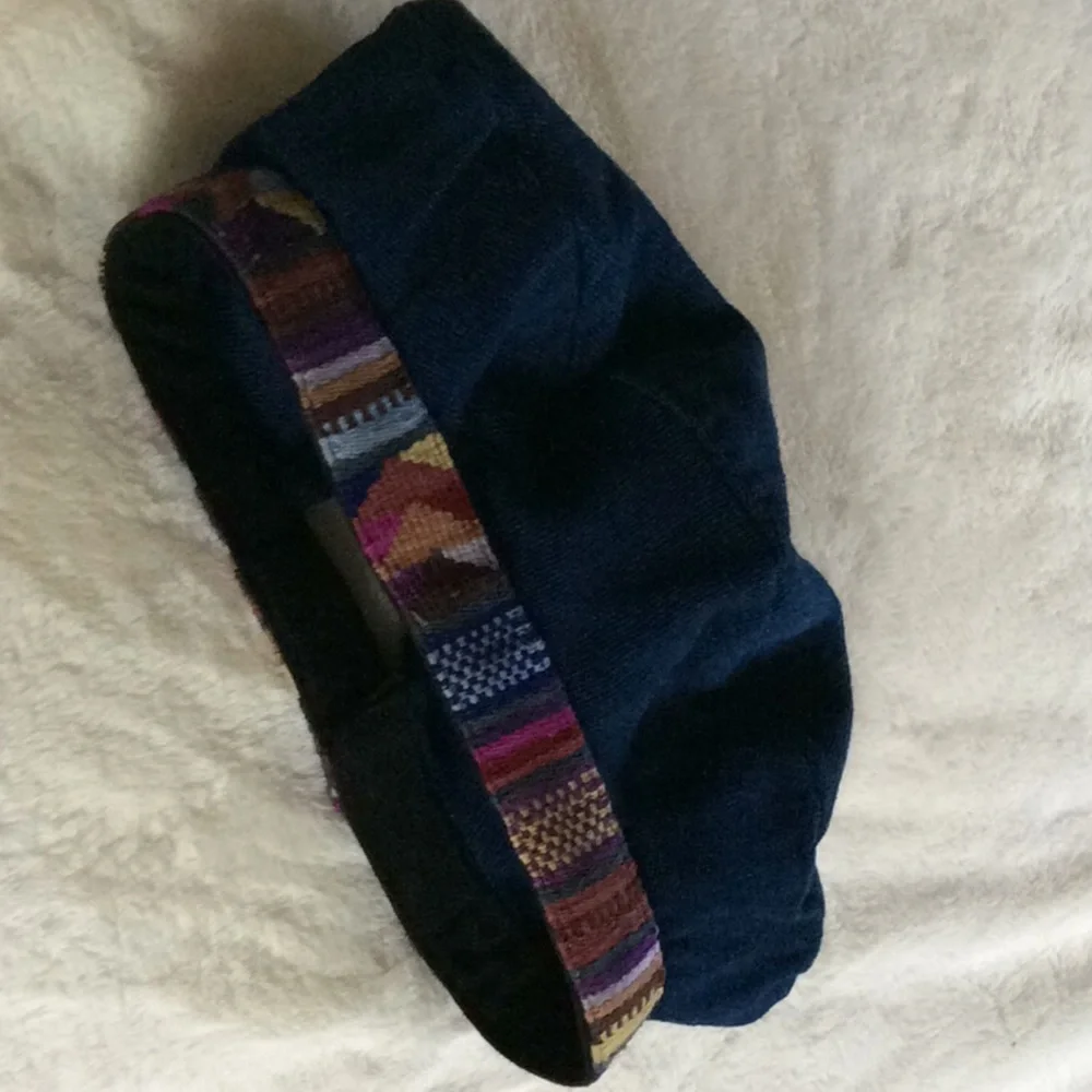 Hat Indigo Blue with Ethnic Woven Band
